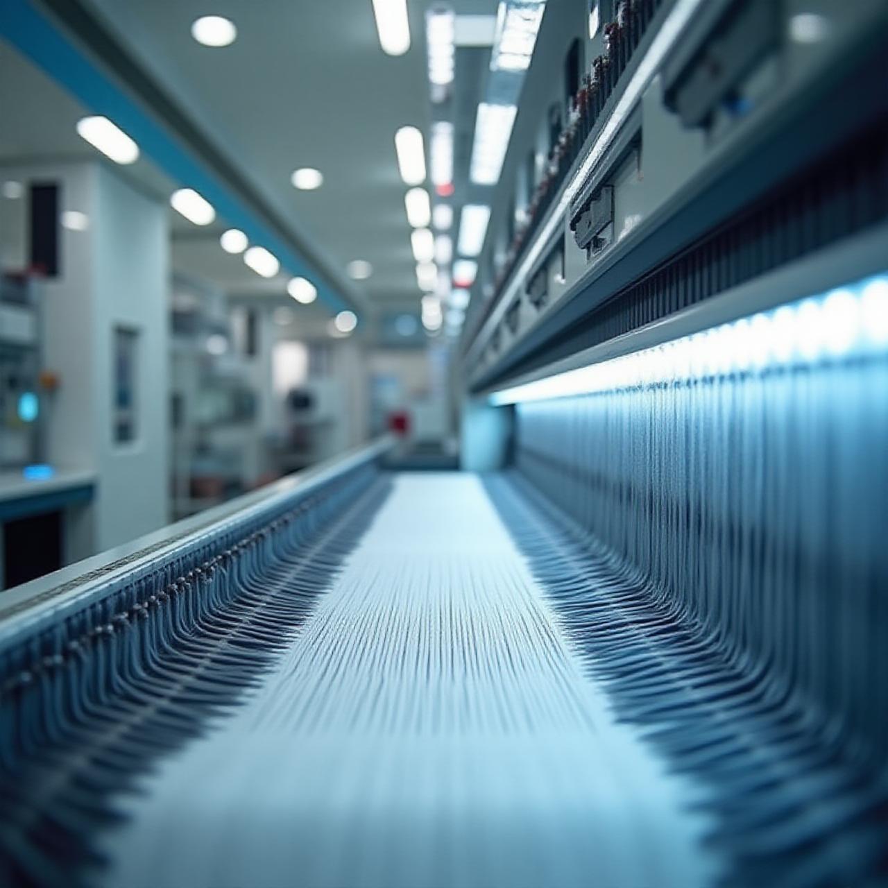 Advanced textile lab with digital weaving equipment